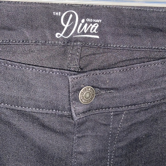 Old Navy Diva Skinny Jeans Denim Black Plus Size 14 Regular - Picture 7 of 10
